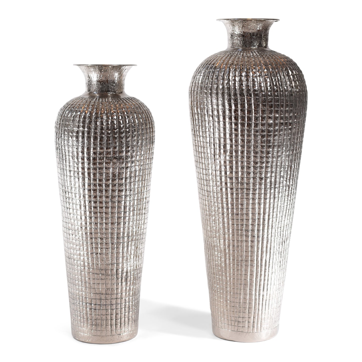Decorative Aluminum Tall Floor Vase | Metal Floor Vase Decor (DH3037)
