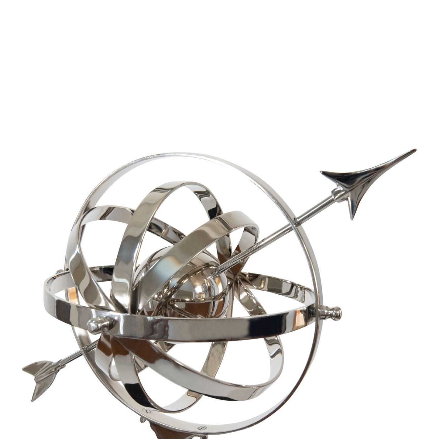 Aluminum Decorative Armillary Accent | Home Decor Sculpture (DH4032)