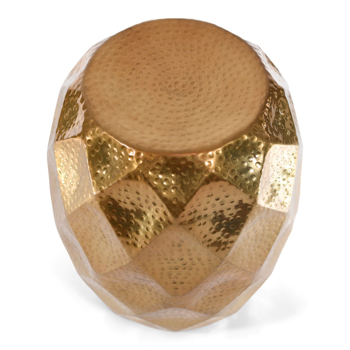 Decorative Round Aluminum Drum Stool | Accent Table (DH8044)