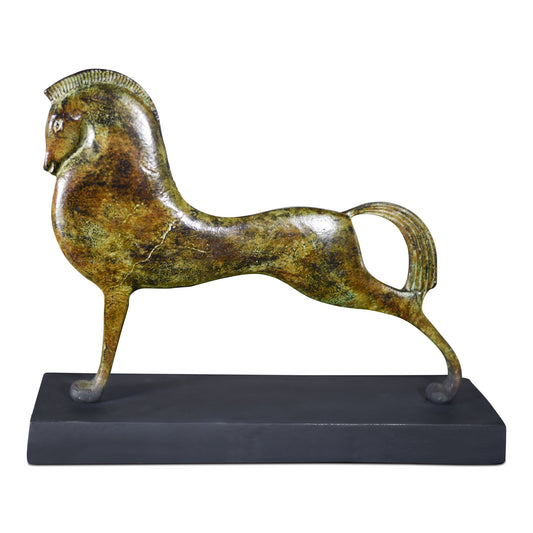 Aluminum Trojan Horse Decorative Accents | Antique Decor (DH4011)