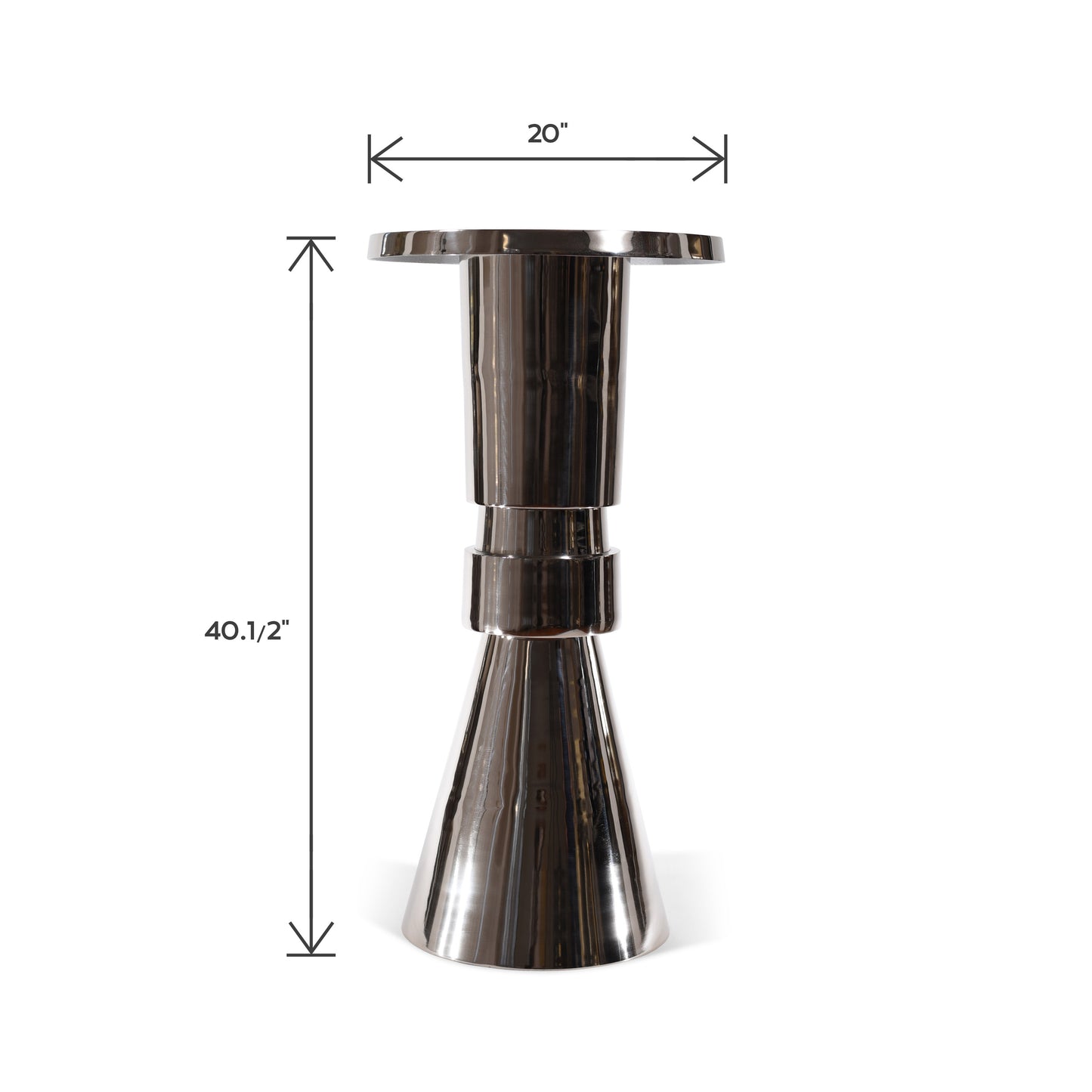 Modern Round  Aluminum Bar and Pub Table |  Metal Bar Table (DH8037)