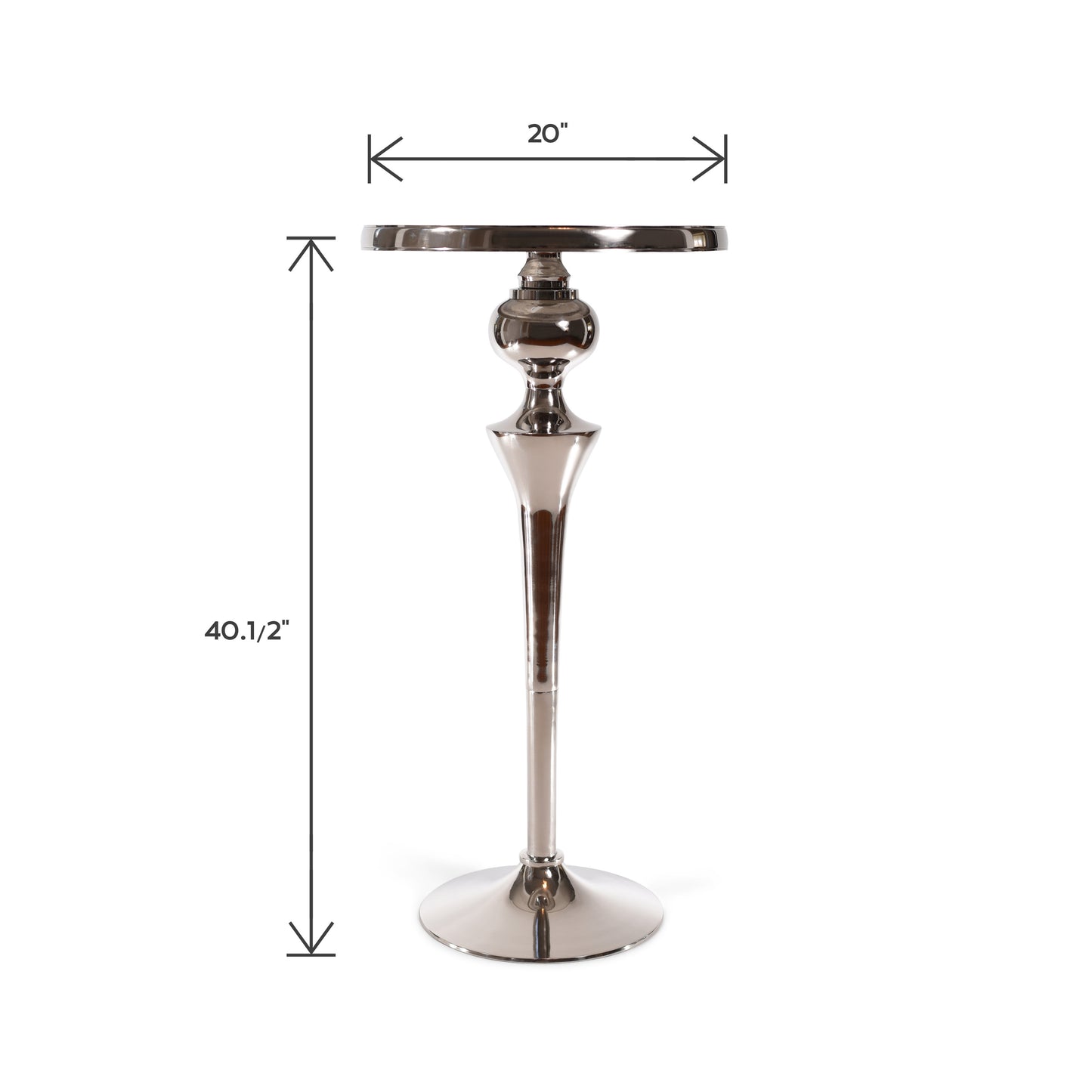 Modern Round Heighted Aluminum Bar Table | Side Table (DH8035)