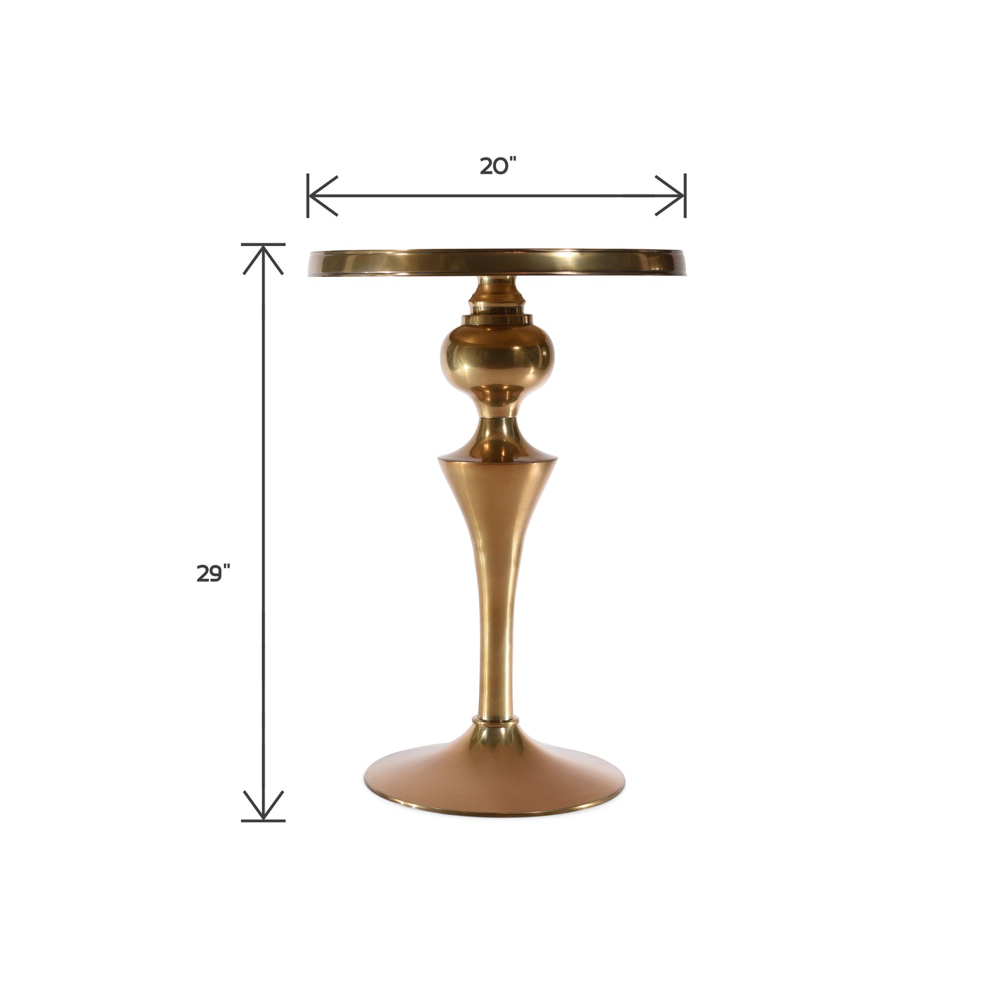 Decorative Aluminum Sofa Side Table | Metal End Table | Home Decor (DH8032)