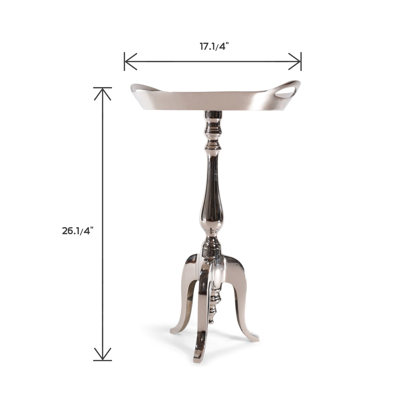Aluminum Round Tray Table For Home Decor | Metal Tray Table (DH8043)