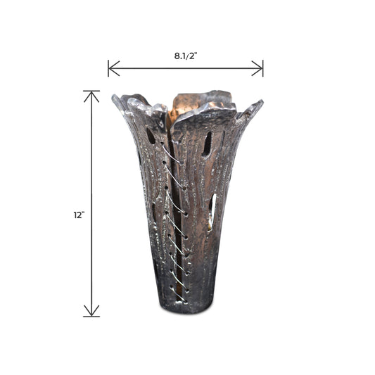 Decorative Tall Aluminum Broken Flower Vase | Home Decor Vase (DH3017)