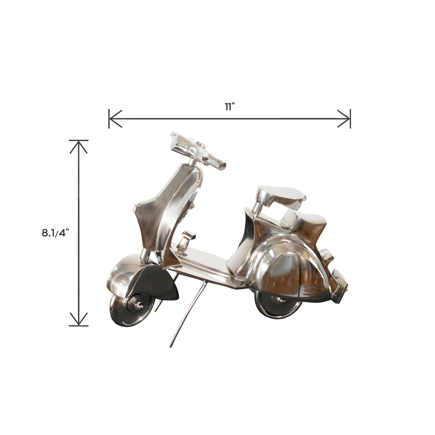 Aluminum Decorative Scooter Accent | Sculptures Home Decor (DH4037)