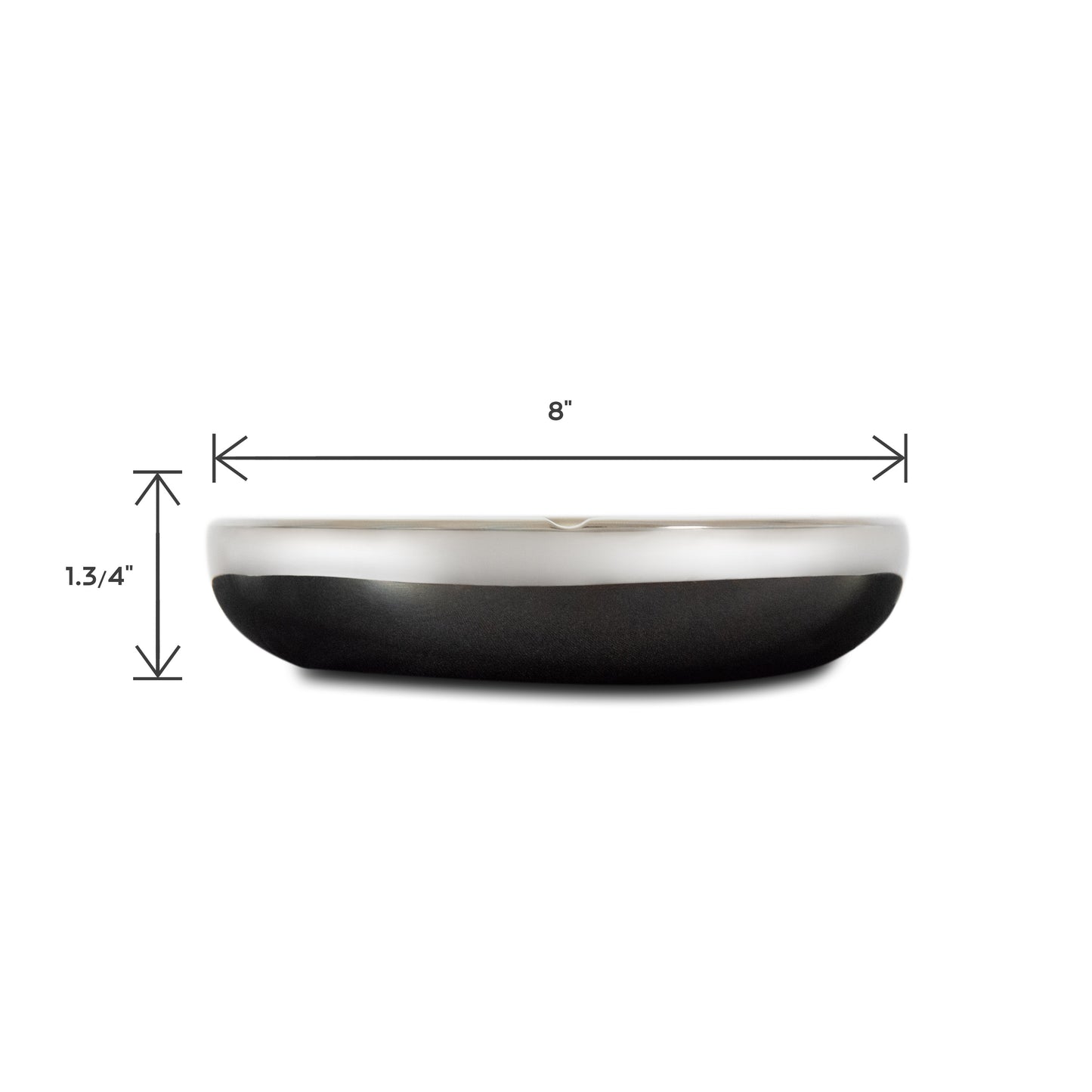 Modern Silver Round Aluminum Ashtray | Metal Ashtray (DH10007)