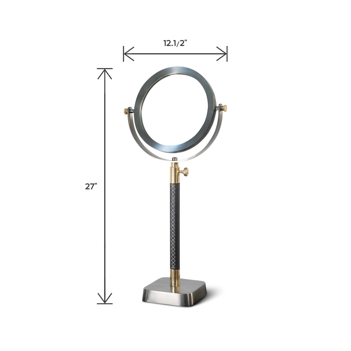 Decorative Aluminum Tabletop Vanity Mirror | Table Mirror (DH8025)