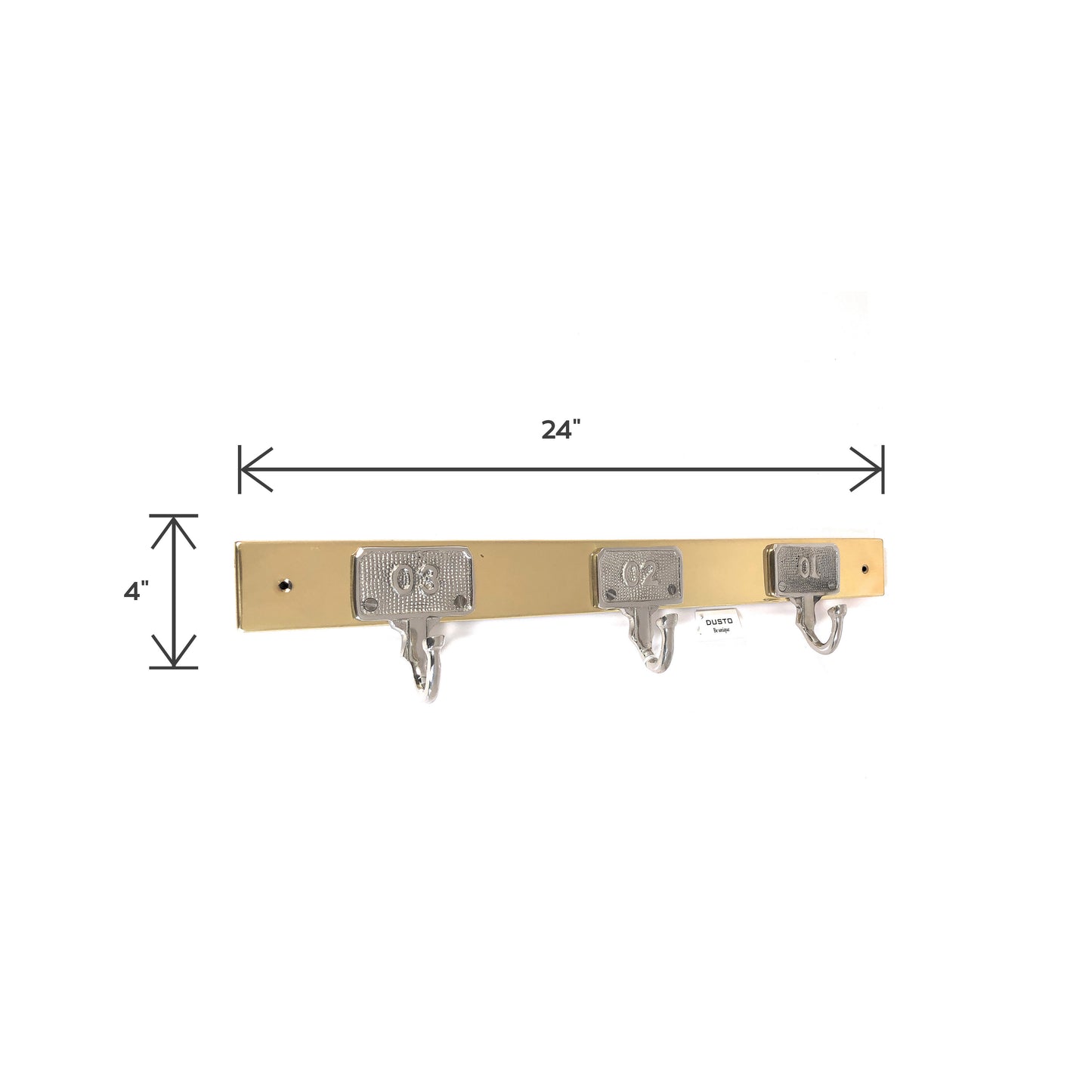 Stainless Steel and Aluminum Wall Hook | Wall Hook Hanger (DH8024)