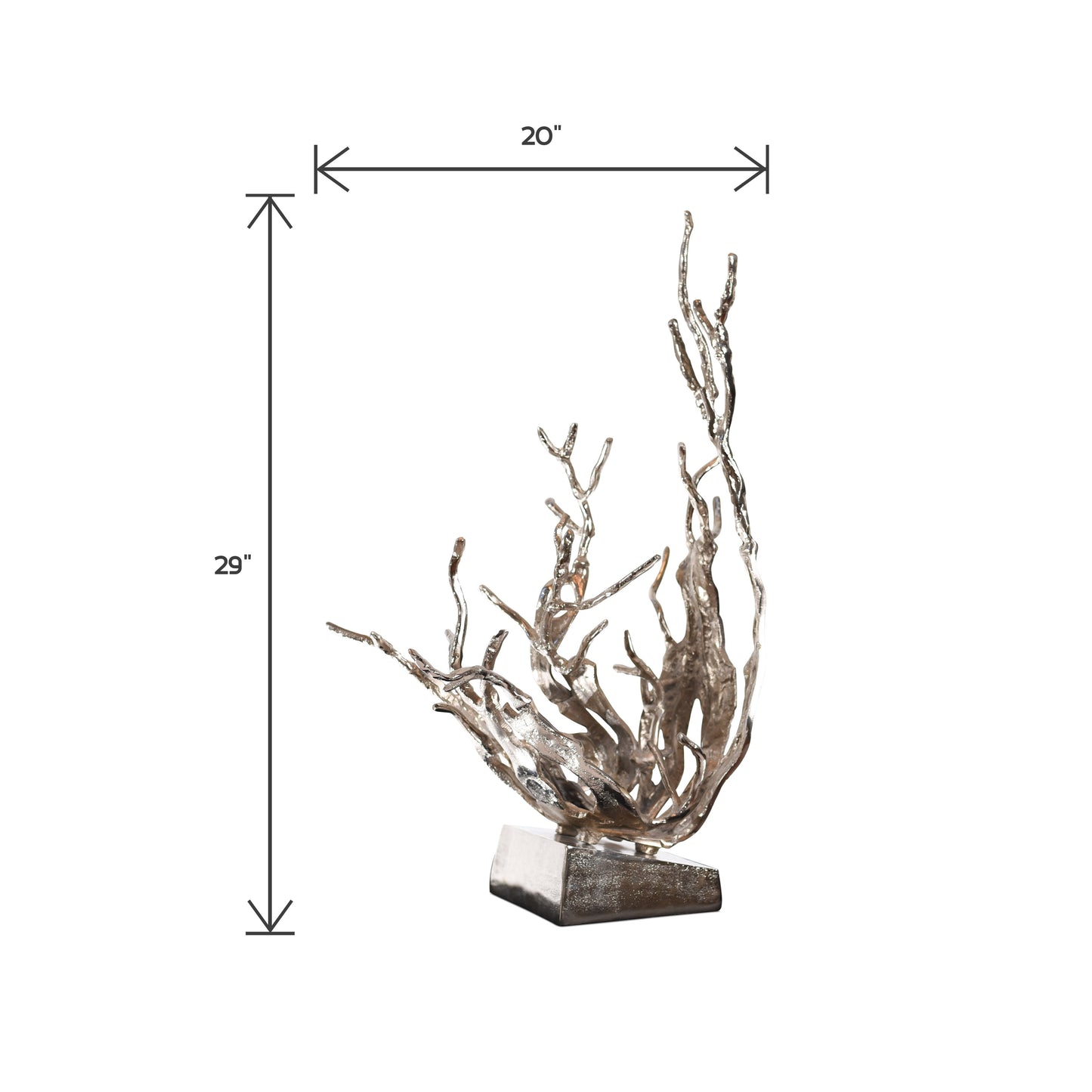 Aluminum Decorative Fluidity Sculpture Tree | Stylish Sculpture (DH4022)