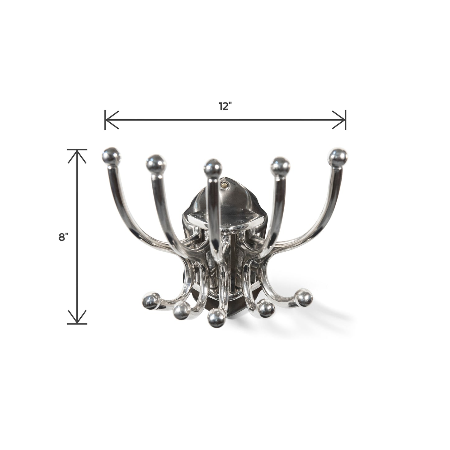 Modern Style Aluminum Wall Multi Hooks | Wall Mount Hooks (DH8018)