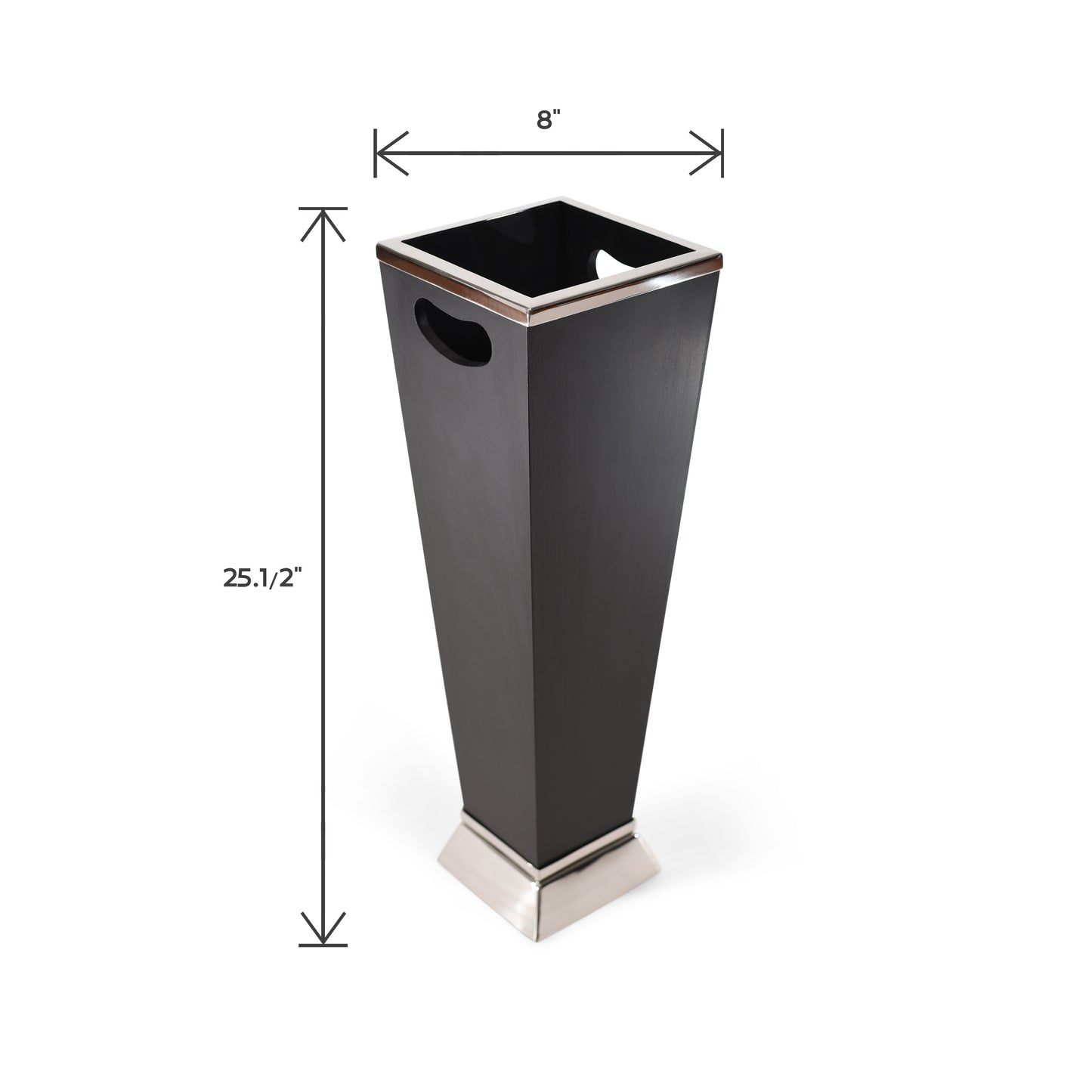 Tall Stainless Steel and Wooden Umbrella Stand | Umbrella Holder (DH8012)
