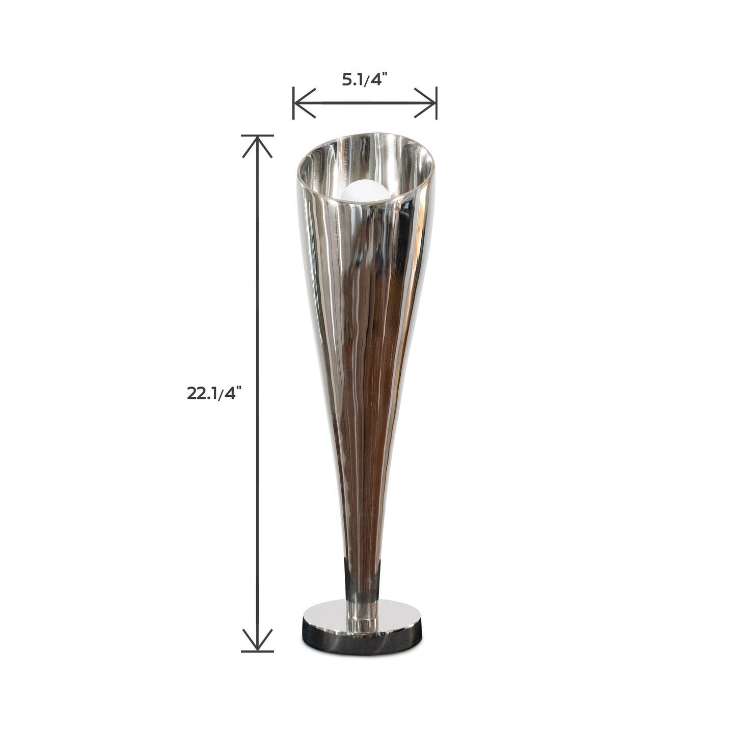 Modern Aluminum Uplighter Table Lamp | Bedside Table Lamp (DH4036)