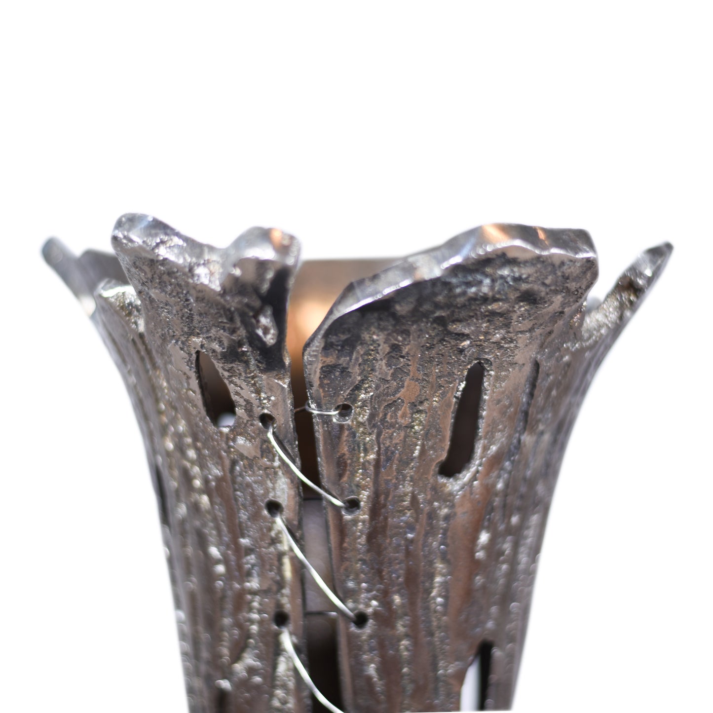 Decorative Tall Aluminum Broken Flower Vase | Home Decor Vase (DH3017)