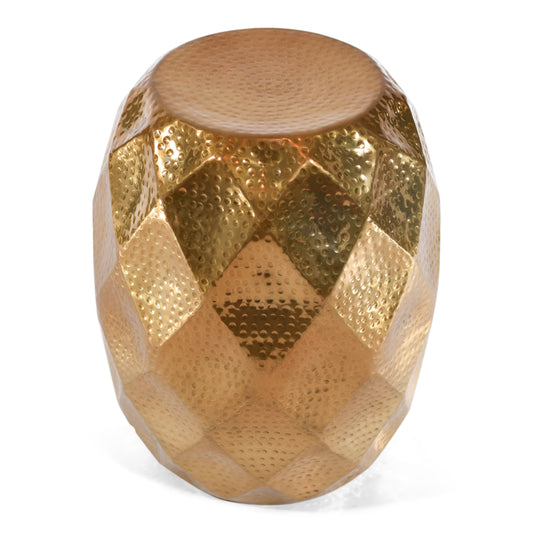 Decorative Round Aluminum Drum Stool | Accent Table (DH8044)