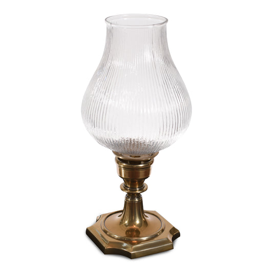 Decorative Aluminum And Glass Hurricane | Metal Candle Holder (DH3047)