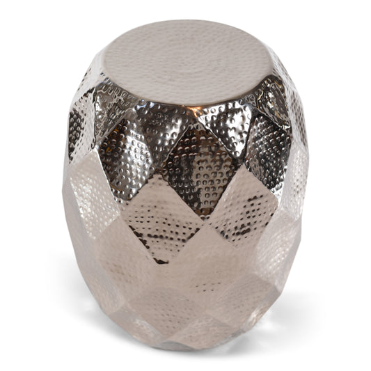 Round Aluminum Drum Accent Stool/Table | Drum Stool (DH8045)