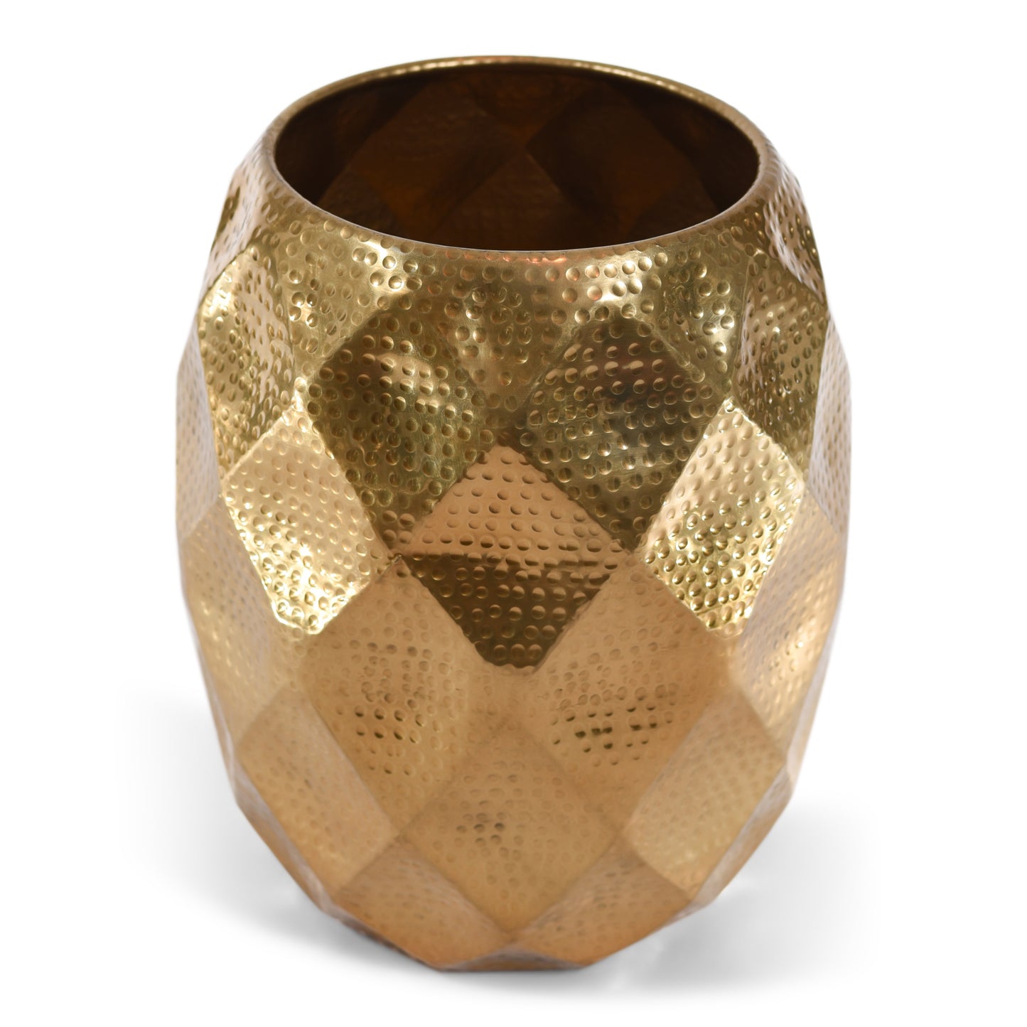 Decorative Round Aluminum Drum Stool | Accent Table (DH8044)