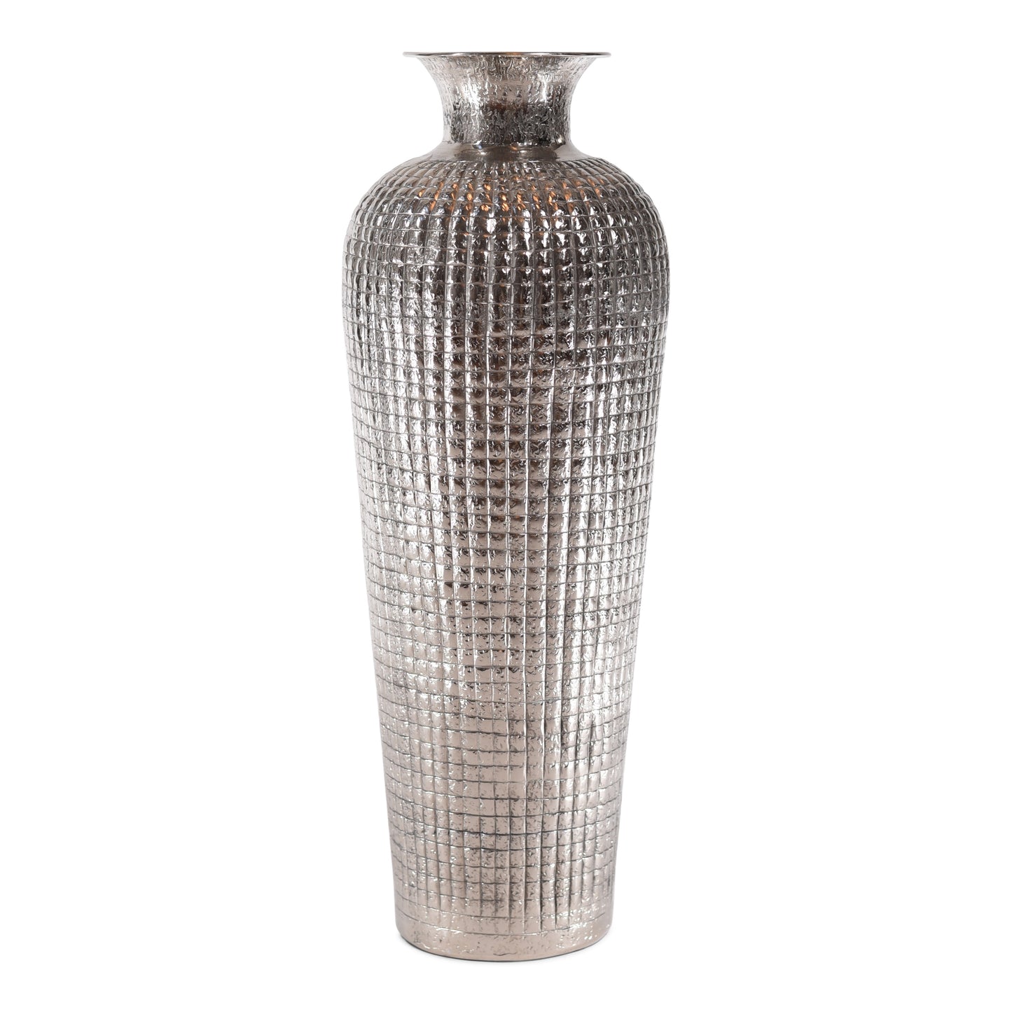 Decorative Aluminum Tall Floor Vase | Metal Floor Vase Decor (DH3037)