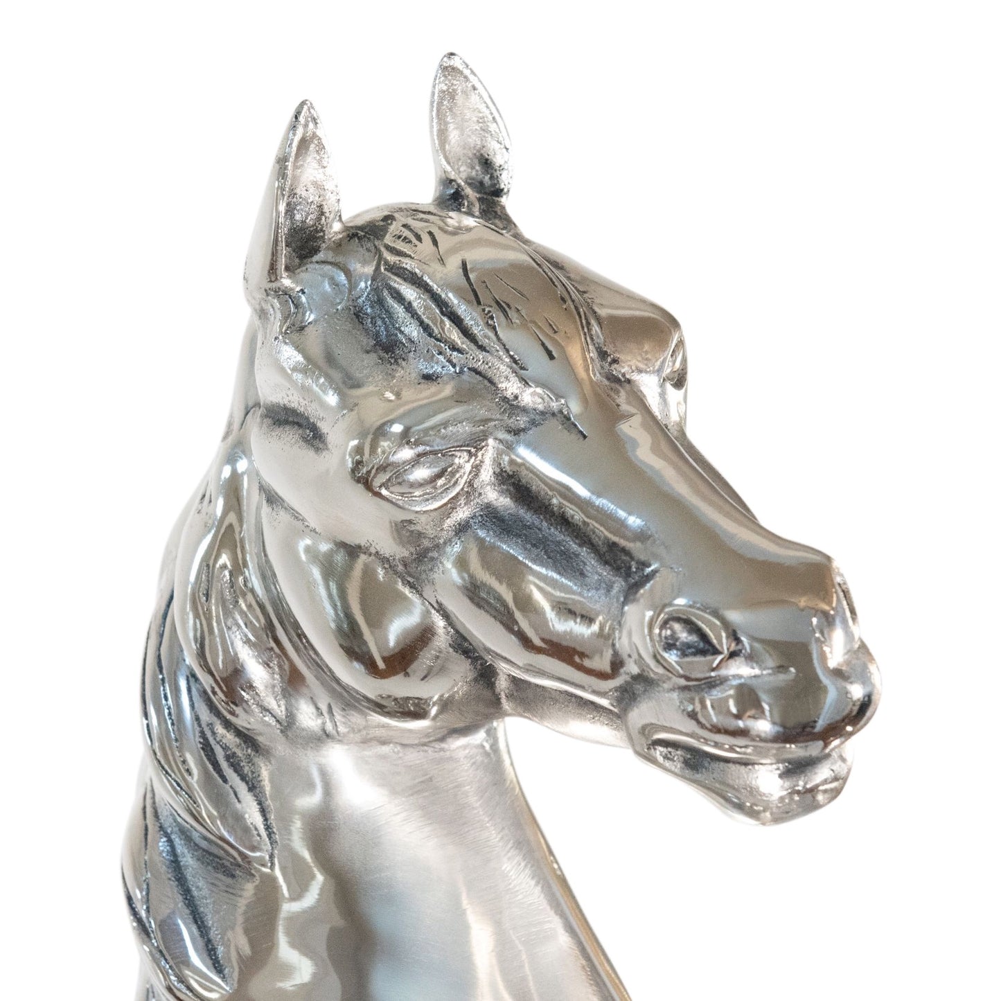 Aluminum Rearing Horse Art Figurine Decorative Sculpture | Home Decor Accent (DH4031)