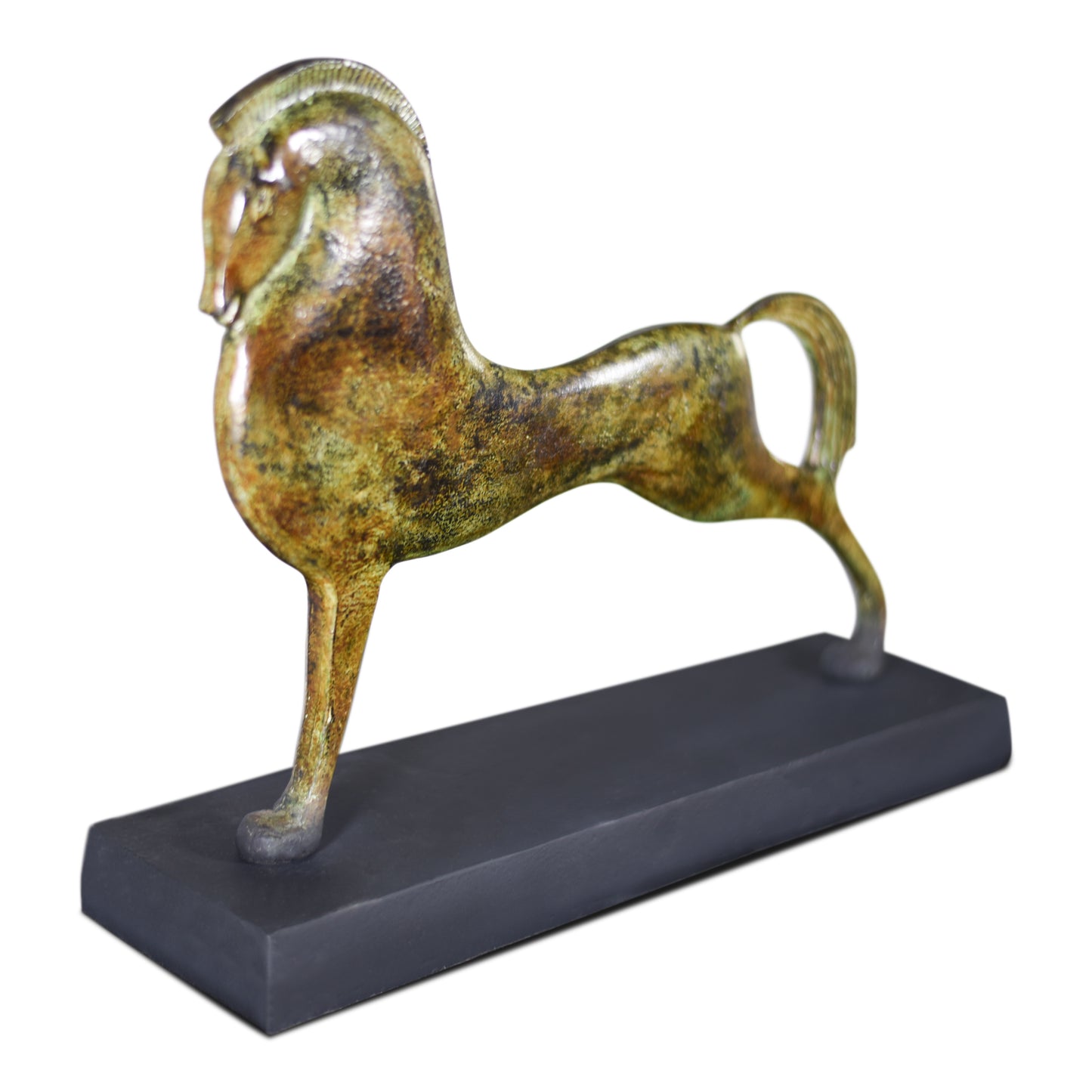 Aluminum Trojan Horse Decorative Accents | Antique Decor (DH4011)